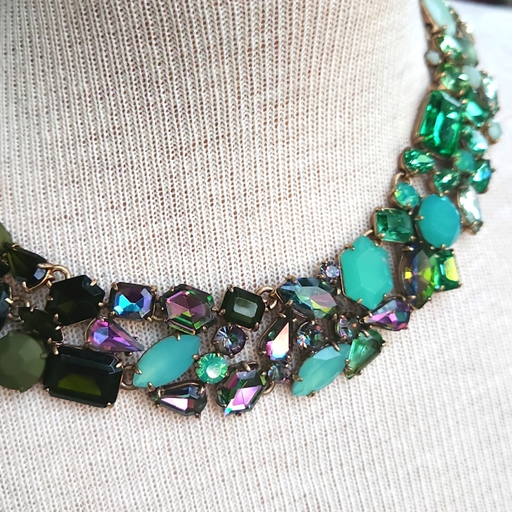 J. Crew Brulee Choker Style Statement Necklace - Picture 3 of 17